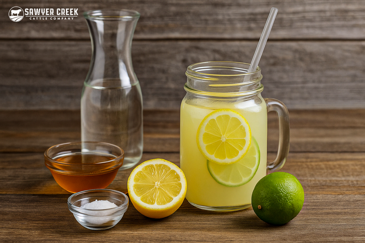 Sawyer Creek PureForm Hydration Drink Using Raw Honey and Sea Salt