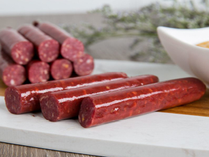 Beef Snack Sticks – All-Natural Beef or Garlic Flavored (no nitrates)